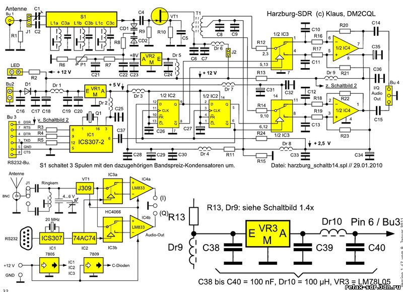 SDR приёмник Harzburg от DM2CQL
